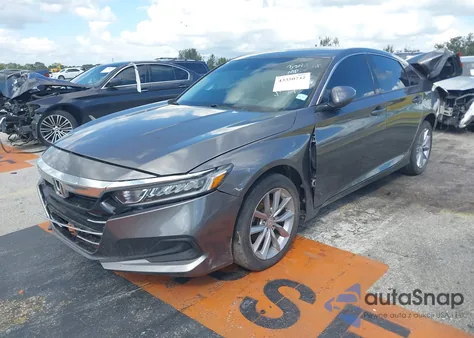 2021 Honda Accord Lx z USA, uszkodzony, nr VIN 1HGCV1F16MA024325